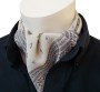 Seidentuch - Herren - Seide - Grau - Paisley - Halstuch - Nickituch